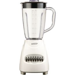 BRENTWOOD(R) APPLIANCES JB-220W 12-Speed Blender with Plastic Jar (White)