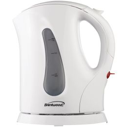 Brentwood Appliances KT-1610 1L Cordless Plastic Tea Kettle