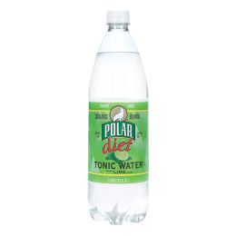 Polar Beverages Tonic - Lime - Diet - Case of 12 - 33.8 fl oz