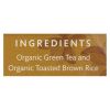 Choice Organic Teas Green Tea With Toasted Brown Rice - 16 Tea Bags - Case of 6