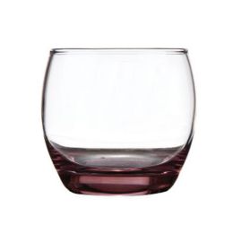 Set Of 2 Creative Clear & Pink Wine Glasses Whisky Glass, No.1