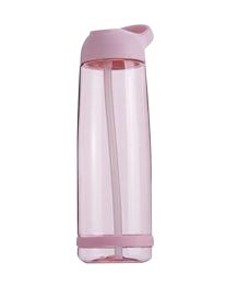 Water Bottle Leak Proof Portable Bottle for Outside Sports 550ML 18.8oz [Pink]
