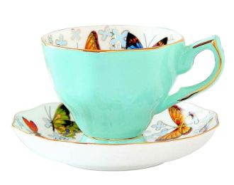 [A] Exquisite Demitasse Cup Coffee Cup Espresso Cup and Saucer