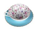 [Flower-10] Exquisite Demitasse Cup Coffee Cup Espresso Cup and Saucer
