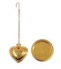 [Gold Heart] Creative Spice/Tea Ball Strainer Tea Filter With Drip Trays