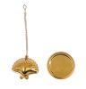 [Gold Shell] Creative Spice/Tea Ball Strainer Tea Filter With Drip Trays