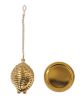 [Gold Conch] Creative Spice/Tea Ball Strainer Tea Filter With Drip Trays