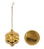 [Gold Flower] Creative Spice/Tea Ball Strainer Tea Filter With Drip Trays
