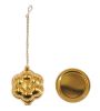 [Gold Flower] Creative Spice/Tea Ball Strainer Tea Filter With Drip Trays