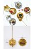 [Gold Flower] Creative Spice/Tea Ball Strainer Tea Filter With Drip Trays