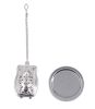 [Silver Owl] Creative Spice/Tea Ball Strainer Tea Filter With Drip Trays