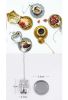 [Silver Owl] Creative Spice/Tea Ball Strainer Tea Filter With Drip Trays
