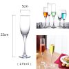 Simple Style Cocktail Glass Individuality Glass Goblet 2 Pcs-175ml