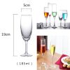 2-Piece Cocktail Glasses Set, 185 ml Martini Glasses