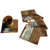Chinese Style Cotton and linen Tea Coasters Set of Six