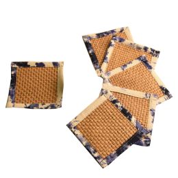 Set of 6 Chinese Style Tea Coasters Tea Accessories Decorations