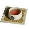 White Border China Style Tea Coasters Tea Accessories Insulation Set of 6