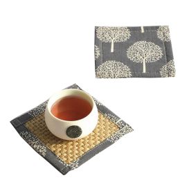 Chinese Style Tea Coasters 6 pieces for Tea Lover