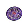 Chinese Circular Embroidery Coasters 1 PCS- Purple