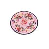 Chinese Circular Embroidery Coasters 1 PCS- Pink