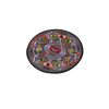 Chinese Circular Embroidery Coasters 1 PCS- Gray