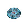 Chinese Circular Embroidery Coasters 1 PCS- Light blue