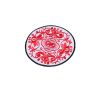 Chinese Circular Embroidery Coasters 1 PCS- Red and white