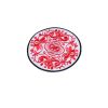 Chinese Circular Embroidery Coasters 1 PCS- Red and white