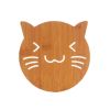 Wooden Cartoon Potholder Table Mat Non-Slip Pad Coaster  4 PCS- A8