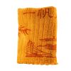 Water Absorption Towels Cotton Thicken Bamboo Tea Towels Tea Accessory-Yellow