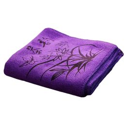 Water Absorption Soft Towels Tea Set Thicken Tea Towels Tea Accessory-Purple