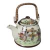 Ladies Porcelain Teapot With Filter 950 ML For Home/Restaurant
