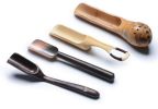 Refined Elegant Creative Wooden Tea Spoon Tea Accessory String Tied-up Tea Scoop