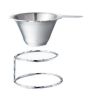 Stainless Steel Tea Accessory Lace Brim Tea Filter + Sliver Tea Leak Spring Base