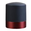 Set Of 2 Home Elegant Wine Bottle Stopper Wine Saver, Black+Red