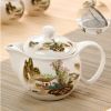 Stylish Ceramic Teapot Tea Kettle With Tea Infuser