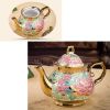 Luxury European style Ceramic Tea Pot Coffee Pot Beautiful ornament