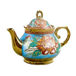 Luxurious Beautiful Tea Pot European style Ceramic Coffee Pot ornament