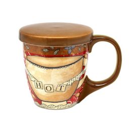 380 ML Creative Ceramic Coffee Cup/ Coffee Mug With Beautiful Pattern, A