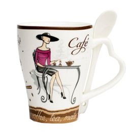 Creative & Personalized Mugs Porcelain Tea Cup Coffee Cup Office Mugs, I