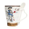 Creative & Personalized Mugs Porcelain Tea Cup Coffee Cup Office Mugs, J
