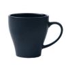 220ML Practical Office/Household Ceramics Milk Cup Tea Cup Coffee Mugs, Black