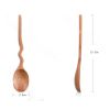 Set of 2 Refined Elegant Creative Wooden Spoon/Crank Wooden Spoon/Children spoon
