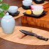 Refined Elegant Creative Wooden Tea Spoon,Tea Accessories (Outline In Gold)