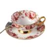 Cup/Saucer/Spoon Coffee Cup Set Porcelain Teacups Ceramic Mugs Coffee Mug 6.8OZ