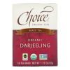 Choice Organic Teas Darjeeling Tea - 16 Tea Bags - Case of 6