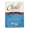 Choice Organic Teas Chamomile Herb Tea - 16 Tea Bags - Case of 6