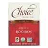 Choice Organic Teas Rooibos Red Bush Tea - 16 Tea Bags - Case of 6