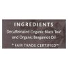 Choice Organic Teas Decaffeinated Earl Grey Tea - 16 Tea Bags - Case of 6