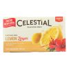 Celestial Seasonings Herbal Tea Caffeine Free Lemon Zinger - 20 Tea Bags - Case of 6